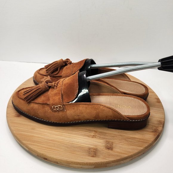 Vionic Brown Tassel Loafers - Picture 4 of 10
